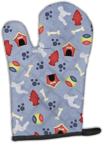 Miniatura 89 de Caroline's Treasures BB4872OVMT - Guante de horno de Navidad Affenpinscher resistente al calor, grueso para sartenes calientes y horno, manopla