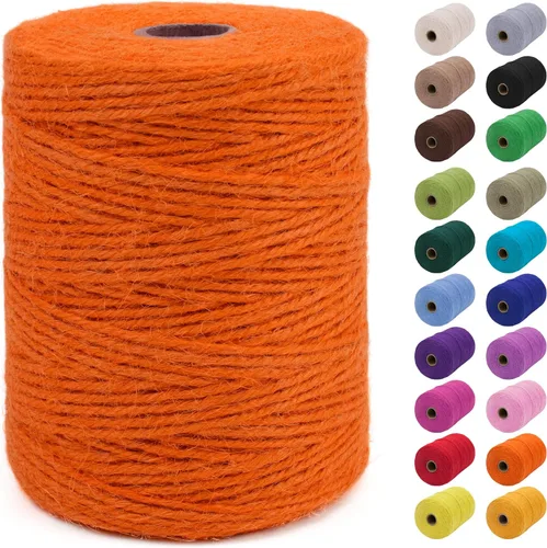 Miniatura 34 de JeogYong - Cuerda de yute de 3 mm, 99,9 m, cuerda natural gruesa para jardín, ideal para manualidades, exterior, jardinería, envoltorios de regalo