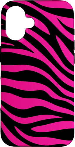 Miniatura 32 de Zebra Animal Print Pattern Black and Pink Cute Phone Case for iPhone 17