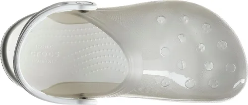 Miniatura 11 de Crocs Zuecos clásicos brillantes unisex para adultos, zapatos metálicos y con purpurina