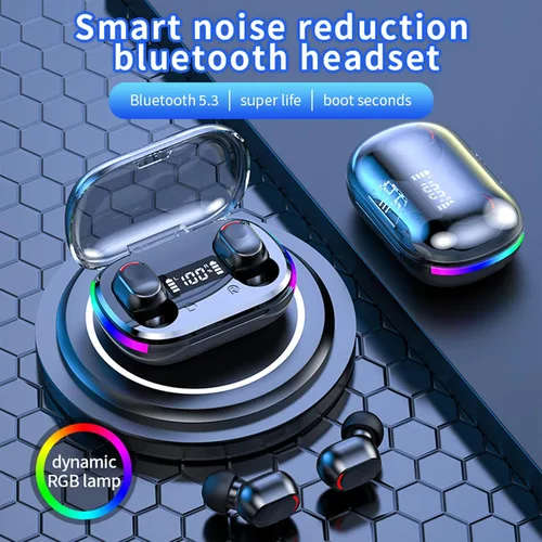 Miniatura 6 de Auriculares inalámbricos - Auriculares Bluetooth de 5.3 pulgadas - Micrófono integrado - Auriculares de sonido premium inmersivos - Estuche de carga
