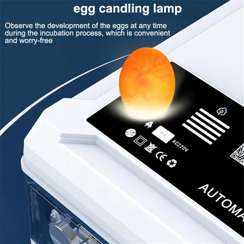 Miniatura 5 de Fully Automatic Farm Incubator,Poultry Hatcher Automatic Turner Incubator,Intelligent Control Temperature,for Hatching Eggs Farm Breeding Hatching