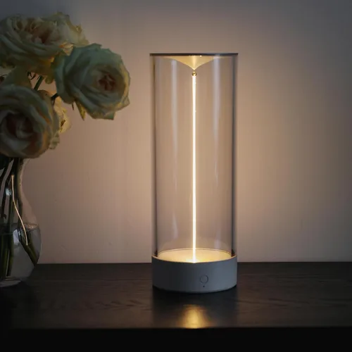 Miniatura 8 de AUGE LIGHT Lámpara de Escritorio Minimalista Inalámbrica Lámparas de Mesa LED Recargables Modernas Luces de Mesa de Noche Regulables con 3 Niveles