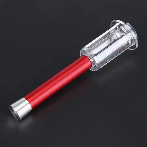 Miniatura 5 de Tbest Sacacorchos de presión de aire de aluminio, popper de corcho, abrebotellas, rojo