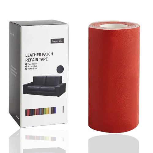 Miniatura 24 de Cindy's Tape Cinta de cuero adhesiva impermeable para reparaciones de 3 x 60 pulgadas para sofás, asientos de automóvil, bolsas, muebles, asiento