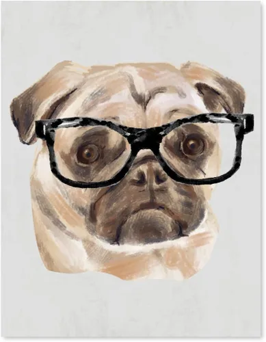 Miniatura 30 de Andaz Press Póster impreso para pared de perro, 8.5 x 11 pulgadas, Shih Tzu en lazo rosa, 1 paquete, regalo de cumpleaños de Navidad, sin marco