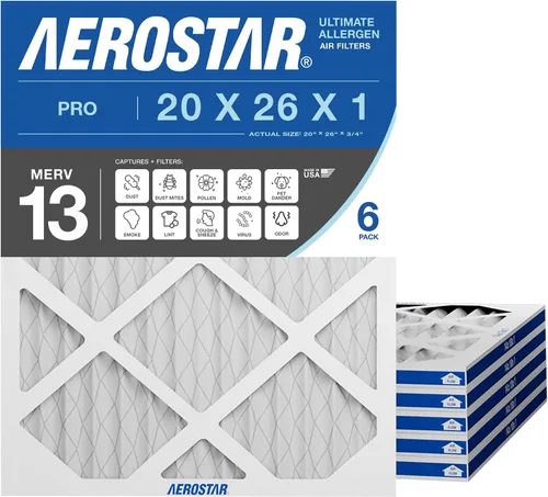 Miniatura 61 de Filtro de aire de 1 pulgada para aire acondicionado y horno por Aerostar
