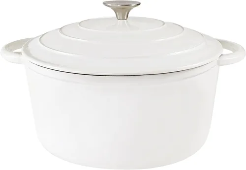 Miniatura 24 de COOKWIN Olla de hierro fundido esmaltada con tapa antiadherente, olla recubierta de esmalte antiadherente, azul, 3 QT