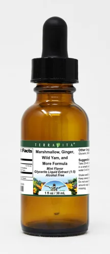 Terravita Gastrointestinal Support Glicerite Liquid Extract (1:5) - Sabor a menta (1 oz, ZIN: 523555)