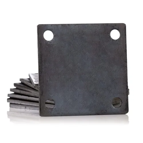 Miniatura 6 de Placa base de metal cuadrada soldable de 5 x 5 pulgadas - Placa de acero A36 - Base de placa de acero de alta calidad para soporte de estructura 4