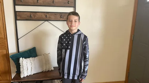 Miniatura 4 de SAYM Galaxy - Sudadera con capucha polar y bolsillo para niños y adolescentes de 4 a 16 años