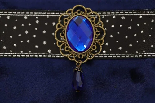 Miniatura 3 de Estrellas brillantes: mantel de terciopelo negro con cordón, bolsa de tela para altar, juego de dos piezas, 25.5 x 25.5 pulgadas, grande (azul)
