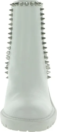 Miniatura 2 de Jessica Simpson Botines de piel Demmie con tacón grueso y tachuelas para mujer 8