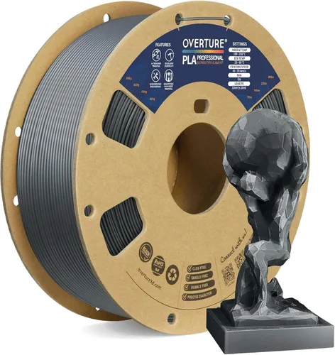 Miniatura 38 de Overture PLA Plus (PLA+) Filamento de 1/16 pulgadas, dureza mejorada con rollo PLA, con superficie de construcción 3D de 7.87 × 7.87 pulgadas, PLA