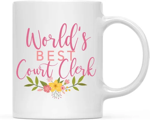 Miniatura 16 de Andaz Press Taza de café de 11 oz, regalo de broma de la mejor abbuela del mundo, diseño floral, paquete de 1