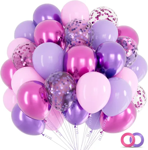 Miniatura 9 de 68 globos azules metálicos, kit de globos azul cromado de 12 pulgadas, globos de látex azul marino perla claro macarrón para decoración