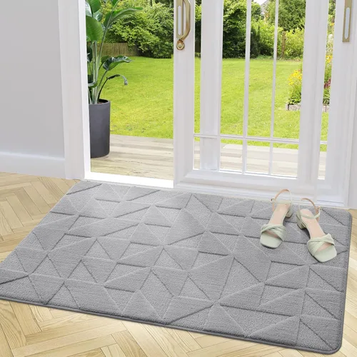 Miniatura 43 de OLANLY Tapetes para Puerta para Interiores, Antideslizantes, Absorbentes, Resistentes a la Suciedad, Tapete de Entrada Lavable, Tapete de Entrada
