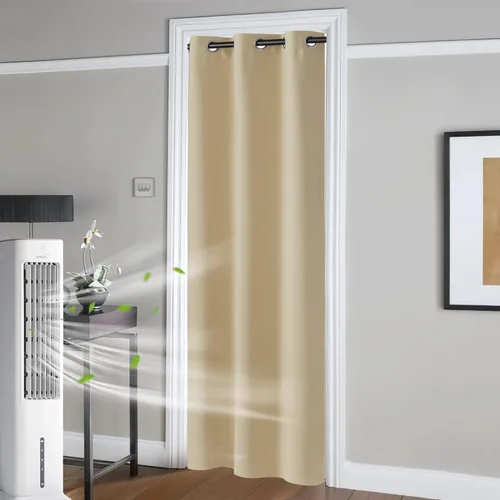 Miniatura 96 de RYB HOME - Cortinas opacas para patio - Cortinas con ojales sólidos, paneles de ventana grandes, eficiencia energética, cortinas de privacidad