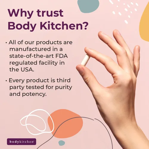 Miniatura 8 de Body Kitchen Péptidos de colágeno y elastina, 250 mg de elastina pura derivada de marina de Francia, suplemento de elastina para firmeza