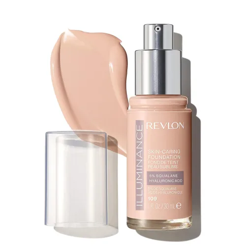 Miniatura 25 de Revlon Illuminance - Base líquida para el cuidado de la piel, ácido hialurónico, fórmula hidratante y nutritiva con cobertura media, bronceado claro