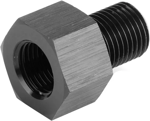 EVGATSAUTO Adaptador de manómetro de presión de aceite, 1/8 pulgadas NPT hembra a M10x1.0 macho reductor de presión de aceite adaptador de repuesto