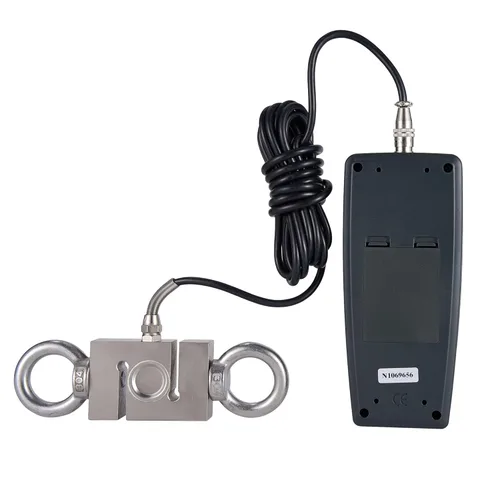 Miniatura 5 de FM-204-200K (1960N/200kgf/440Lbf) Medidor de Fuerza Digital de Empuje y Tracción con Sensor de Célula de Carga Externa, Modo Pico/Seguimiento
