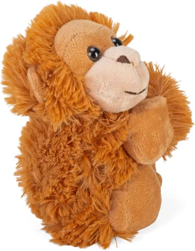 Miniatura 11 de Wild Republic Huggers - Juguete de peluche de orangután, pulsera de palmada, animal de peluche, juguetes para niños, 8 pulgadas, marrón