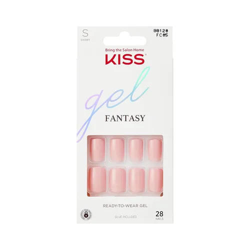 Miniatura 12 de KISS Gel Fantasy, uñas a presión, pegamento de uñas incluido, 'Aim High', negro, tamaño corto, forma cuadriculada, incluye 28 uñas, 0.07 onzas