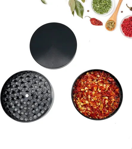 Miniatura 6 de Matoolser Molinillo de especias de 3 pulgadas para cocina (negro)