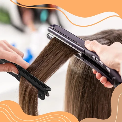 Miniatura 6 de CHENGU 2 piezas de peines para alisar el cabello, pinza de cerdas de jabalí de doble cara y cepillo en forma de V para peinar el cabello, para Negro