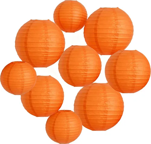 Miniatura 14 de Linterna de papel de dragón de nube de 8 pulgadas, lámpara de papel china japonesa (juego de 5, beige)