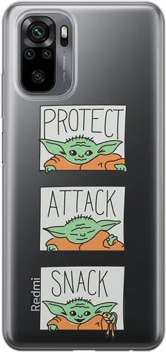 Miniatura 18 de ERT GROUP Caja del teléfono móvil para Xiaomi REDMI Note 10/10S Original y con licencia oficial Star Wars Patrón Baby Yoda 001 adaptado de manera