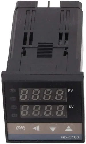 Miniatura 5 de Kit de controlador de temperatura, AC110V-240V 32.0-752.0 °F REX-C100 Digital LED PID Termostato controlador de temperatura con termopar K y 1 x Max