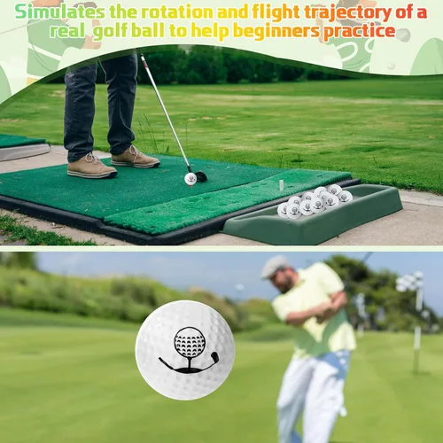 Miniatura 5 de Mudder 200 pelotas de práctica de golf de espuma a granel, bola de espuma suave, sensación realista, práctica limitada de mosca para entrenamiento