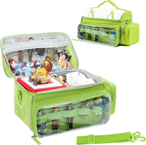 Miniatura 7 de Bolsa de transporte SFYBYHEART compatible con el juego de iniciación Toniebox, figuras Tonis, personajes Tonis, lindo estuche Tony, almacenamiento
