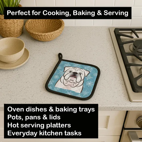 Miniatura 4 de Caroline's Treasures BB1654PTHD - Juego de soportes para ollas de cocina resistentes al calor, almohadillas calientes para horno, horneados, 7 1/2 x