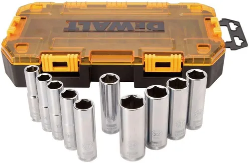 Miniatura 4 de DEWALT DWMT73814, Juego de llaves SAE, caja resistente (10 unidades), 1/2 pulgada
