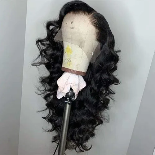 Miniatura 9 de ten chopsticks Peluca de cabello humano brasileño brasileño ondulado HD transparente de 13 x 6 pulgadas, densidad de cabello humano Remy 180, Peluca