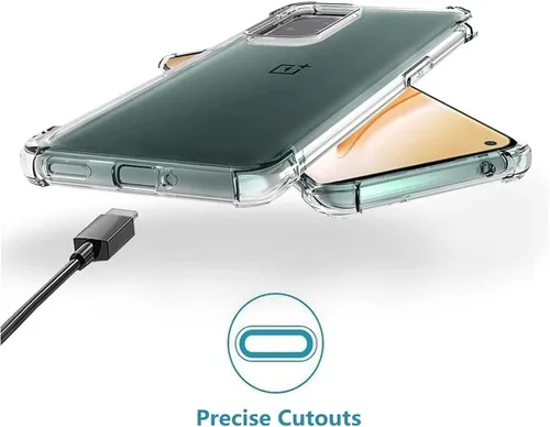 Miniatura 6 de iCoverCase Funda transparente para OnePlus 9 5G [compatible con versiones NA y de la UE], funda protectora de esquina a prueba de golpes, funda
