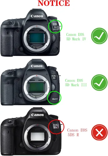 Miniatura 2 de Protector de pantalla para cámara réflex digital Canon EOS 5D (no para 5Ds) Mark IV III 5DIV 5DIII 5D4 5D3 (para accesorios), película de vidrio
