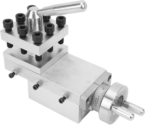 Miniatura 5 de Herramienta de torno de aleación de aluminio Mg, abrazadera de poste de vicio, fácil instalación, a prueba de óxido, movimiento estable