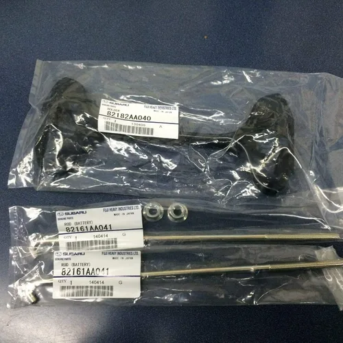Subaru Kit de soporte para amarre de batería con varillas y tuercas STI BAJA Impreza Forester Legacy Outback WRX 82182AA040, 8161AA041, 023806000