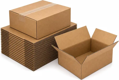 Miniatura 12 de Cajas de envío pequeñas de 6 x 4 x 3 pulgadas, cajas de cartón corrugado negro (paquete de 20) para correo, embalaje, pequeñas empresas y embalaje