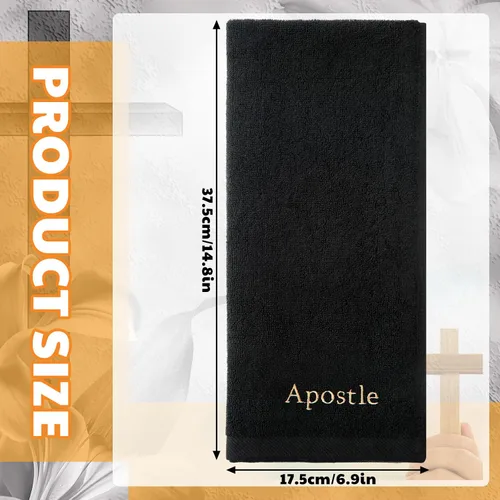 Miniatura 2 de Buryeah 2 Piezas Toallas de Mano Pastor Toallas de Mano Bordadas Cristianas Regalos de Apreciación para el Clero de la Iglesia Cristiana para el Día
