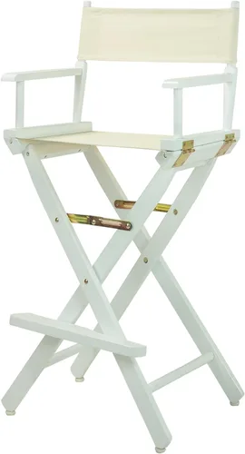 Miniatura 8 de Casual Home - Silla de director de 24 in, marco de roble miel, con lona color verde cazador, altura de mostrador Marco de roble miel - Madera maciza