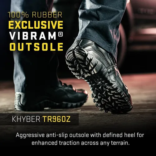 Miniatura 6 de TACTICAL RESEARCH TR Khyber TR960Z Botas tácticas con cremallera lateral para hombre