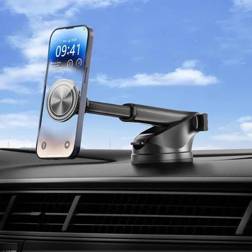 Soporte magnético mejorado para teléfono, soporte de teléfono ajustable de 360° para automóvil, 3 en 1 para soporte de automóvil Magsafe - Soporte
