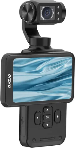 ORDRO M5 5K Cámara de Video Portátil Vlogging Videocámara 3.5-pulgadas Pantalla Táctil Giratoria Estabilización de 3 Ejes Visión Nocturna IR WDR