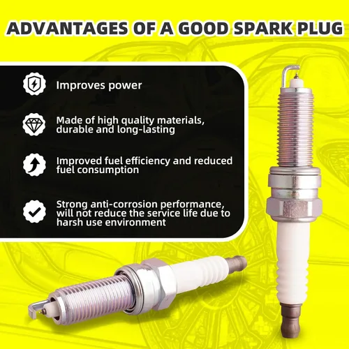 Miniatura 4 de Juego de 4 bobinas de encendido UF764 27300-2GGA0 y 4 bujías de iridio compatibles con Hyundai Sonata Santa Fe Tucson Kia Optima Sorento Sportage
