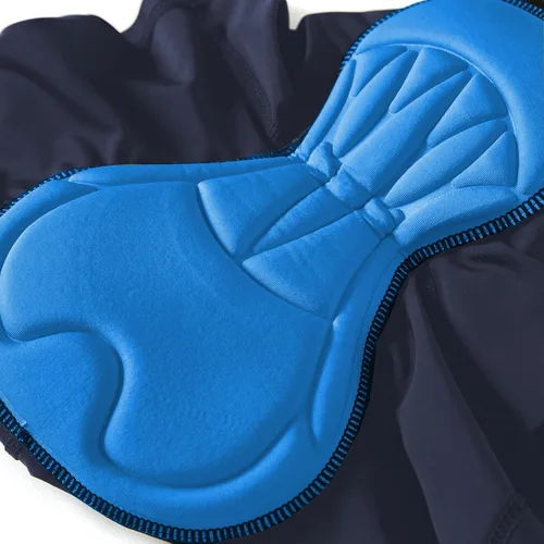 Miniatura 5 de KID1234 Pantalones de ciclismo para niños, pantalones cortos acolchados 3D, pantalones cortos de ciclismo para niñas, pantalones cortos negros